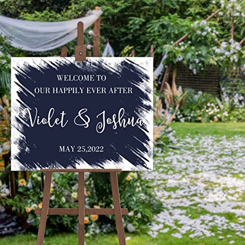 Panneau de mariage pour une cérémonie laïque en plein air ou une réception chic en domaine