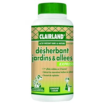 Clairland - Désherbant Jardins & Allées - Concentré 500 mL