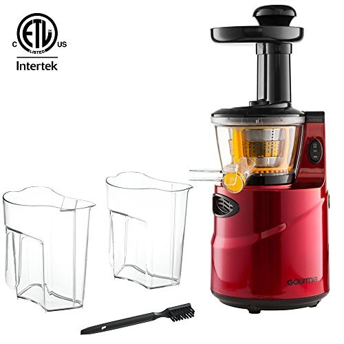 Gourmia GSJ200 Masticating Slow Juicer, Max Nutrient Fruit and
