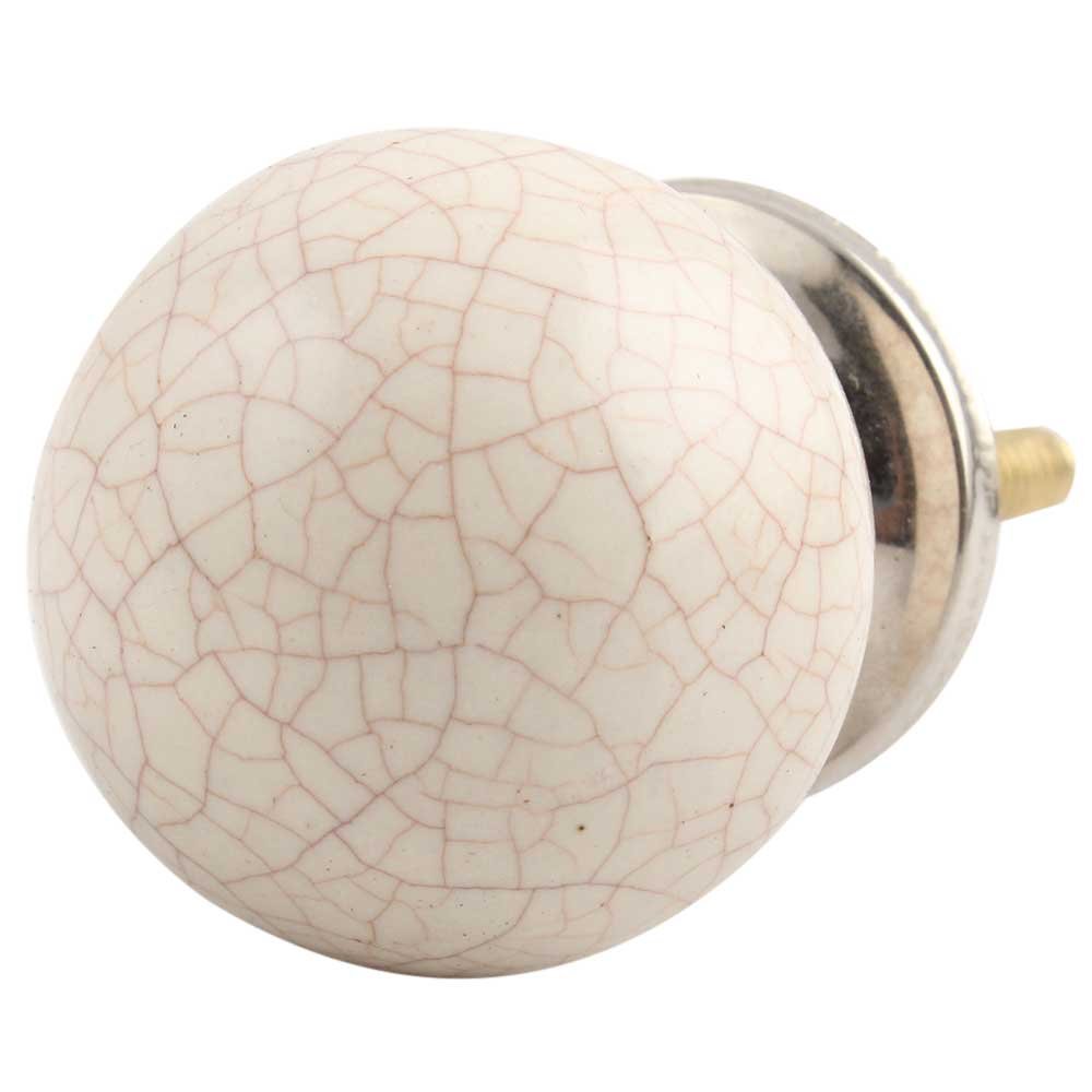 Indian-Shelf 8 Pieces Ceramic Cabinet Knobs for Dresser Drawer Round