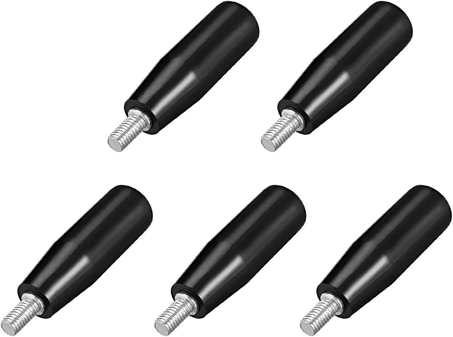 5 Cappucci Terminali In Gomma Nera 30mm - Protezione Per Viti, Tubi E Cavi - Foto 11