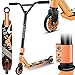 KESSER® Stunt Scooter X-Limit - 360° Lenkung Robuster Funscooter Stuntscooter mit ABEC 9 Kugellagern, 100 mm PU Räder , Kickscooter Tretroller Cityroller Trick Roller für Kinder Erwachsene Orange