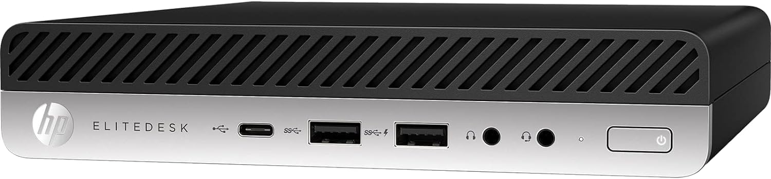 HP EliteDesk 600 G4 Mini PC Desktop | Intel Core i5 | 16 Go RAM DDR4 | SSD 256 Go | Wi-FI | Windows 11 Pro + Office 2021 (Reconditionné)