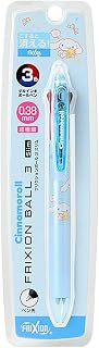 Sanrio 927953 FriXion Ball 3 Slim Cinnamon Roll, Polycarbonate, Ball Diameter: 0.01 inch (0.38 mm), Ink Color: Black, Red, Blue Retractable