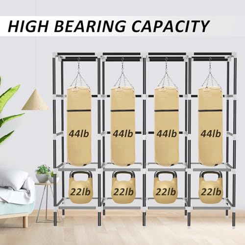 LOKEME Wardrobe Closet,Steel Pipe Diameter 19mm,Portable Closet for Bedroom by LOKEME - Used condition - Image 5