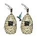 2 Pack Bird House, Hanging Birdhouse Hummingbird Nest Fiber Hand-Woven Roosting Pocket, Sparrow House for Finch & Canary