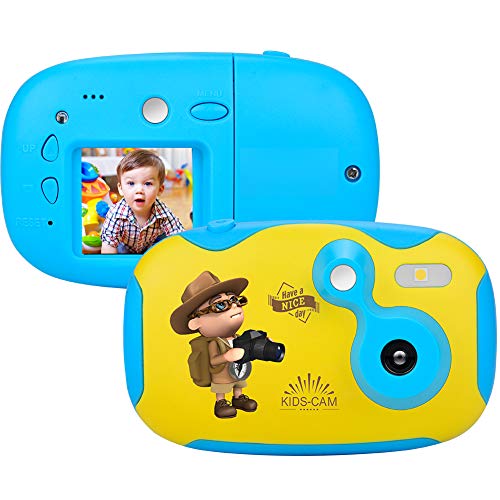 Kids Camera Childrens Camera Rechargeable Mini Digital Camera for Kids with 1.44 Inch