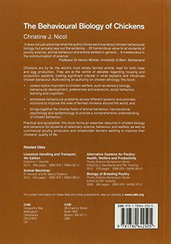 The Behavioural Biology of Chickens