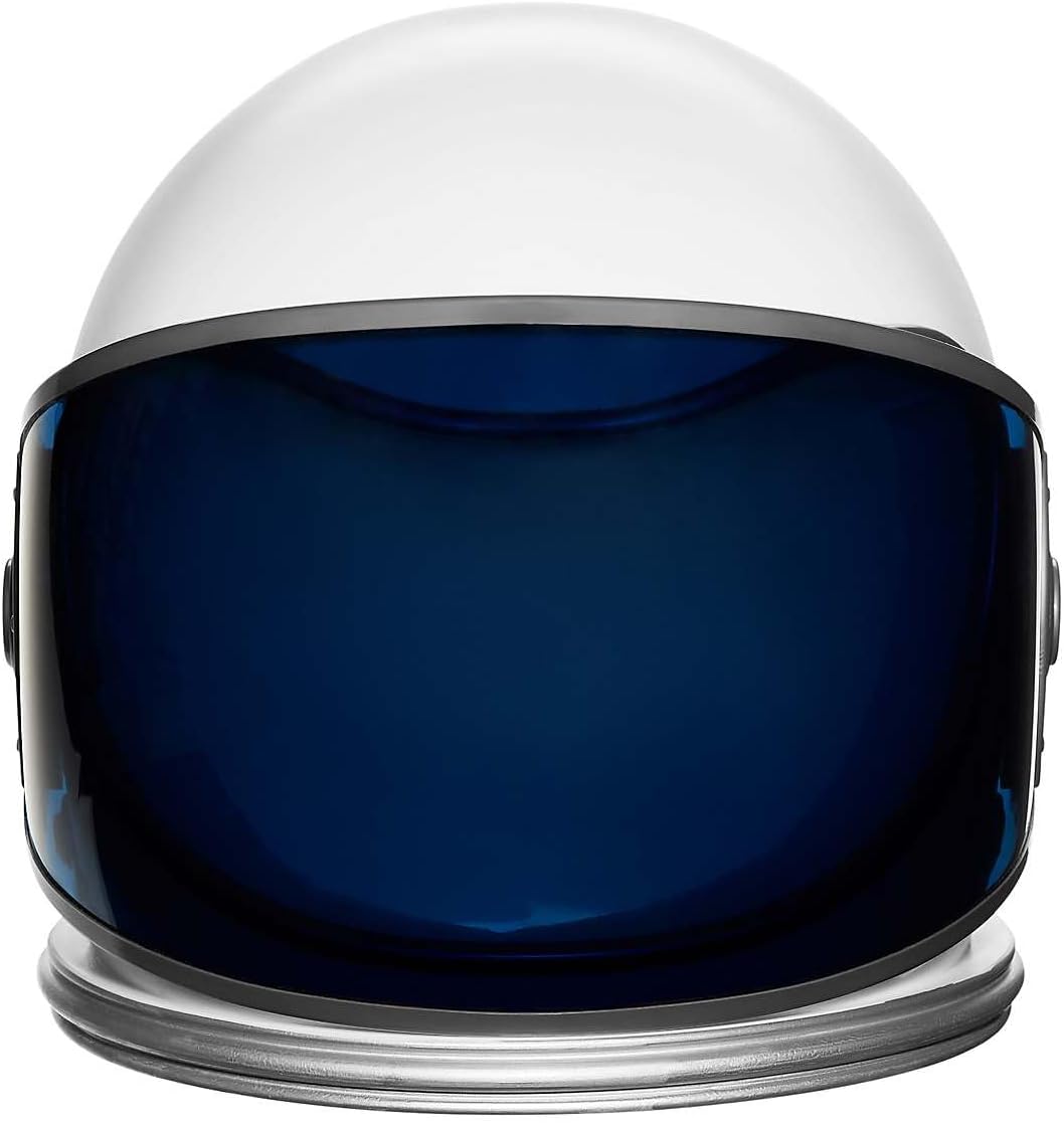 Adult White Astronaut Helmet | Astronaut Cosplay | Astronaut Costume Accessory | Space Helmet | Easy Costume