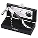 Laguiole By FlyingColors Wine Opener Sommelier Professional Waiter's Corkscrew, Wooden Gift Box. Sommelier Knife, Corkscrew, Foil Cutter, and Bottle Opener (Wenge wood)