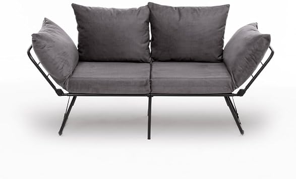Pafu Viper Double Folding Sofa Soho Grey