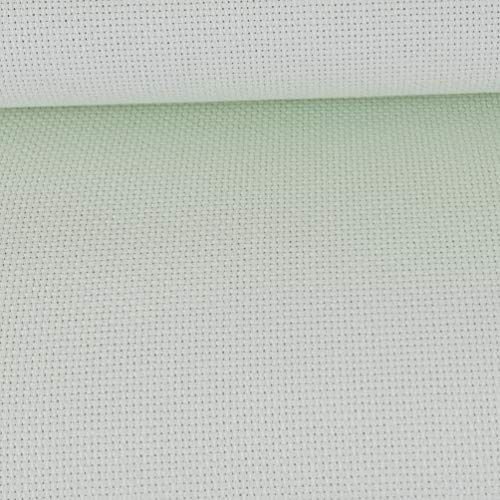 Image of KCS 59 inch x 1 Yard(92cmx149cm) 14ct Counted Cotton Aida Cloth Cross Stitch Fabric (Light Green)