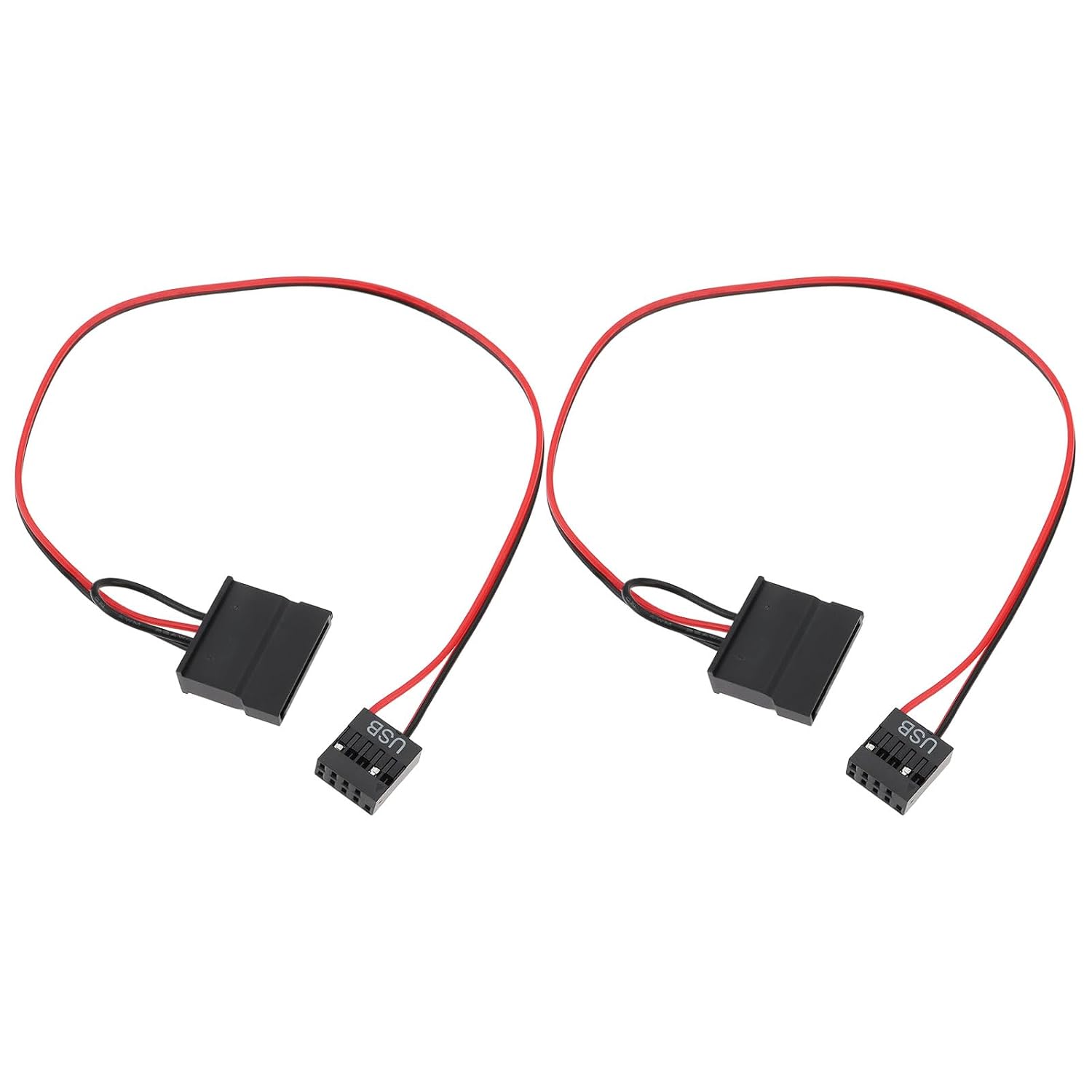 2 шт. USB 9-контактний кабель живлення SATA для материнських плат ITX USB 2,5-дюймових ноутбуків SATA