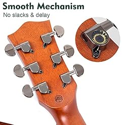 KEPOHK Guitare acoustique épicéa pleine taille 41 pouces pour étudiant et débutant avec sac de transport Tuner sangle… - Les Beatles, Paul McCartney, John Lennon, RIngo Starr, George Harrison KEPOHK Guitare acoustique épicéa pleine taille 41 pouces pour étudiant et débutant avec sac de transport Tuner sangle… – Image 6