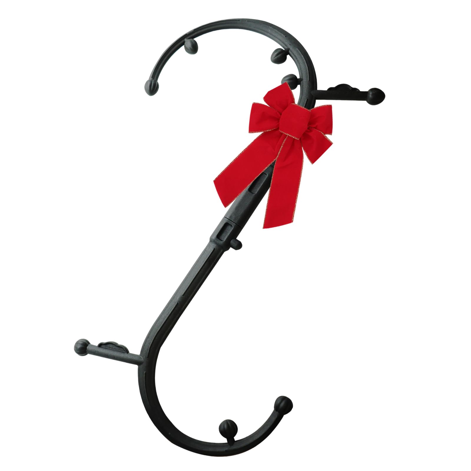 CloudHand Trigger Point Massage Tool,Back and Neck Massager,Massage Trigger Point Cane, Muscle Release Tool Self Massage Hook Cane,Manual Back Massager (Black)