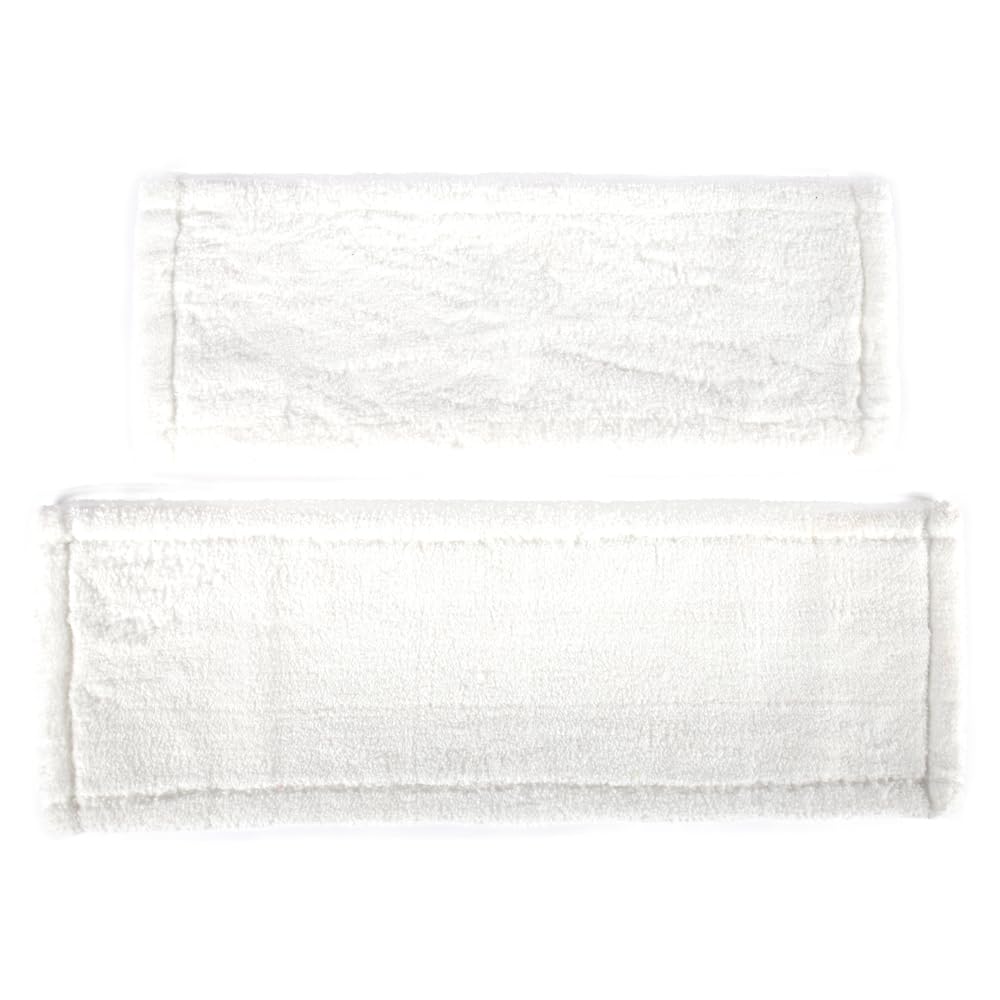 10 Stück Hygoclean Wischmopp | Polyester/Mikrofaser, Packung, weiß, L: 40cm, B: 16cm, H: 1cm, Wischmopp, Bodenreinigung, Moppbezug