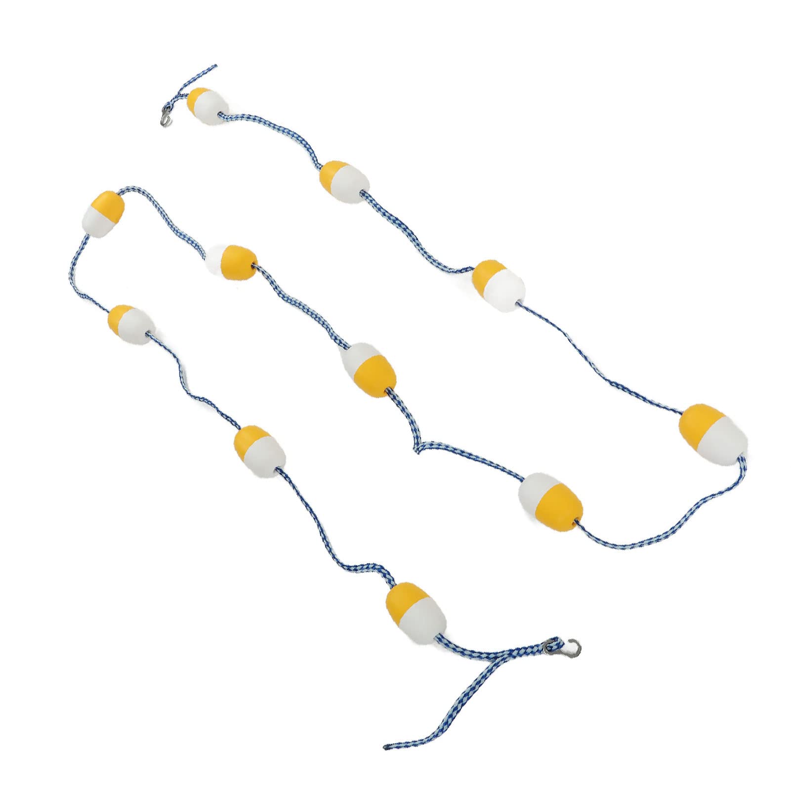 Corde de sécurité pour Piscine, Corde Flottante, Corde de Piscine Flotte pour Diviser la Piscine, Ligne de Flotteur Réutilisable de 5 M, Corde de Séparation de sécurité pour