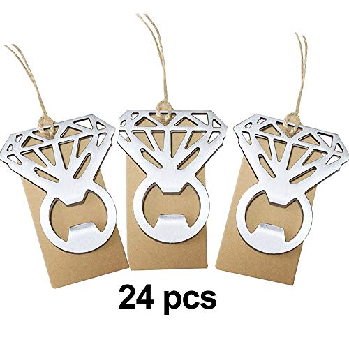 Awtlife 24 Pcs Vintage Diamond Bottle Opener For Wedding Party Favors #TOP1
