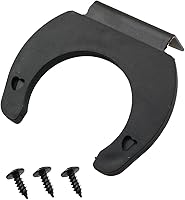 Vista 4 de ZYAMY Soporte para micrófono de montaje en pared, soporte de suspensión de doble gancho para micrófono inalámbrico, 2 uds