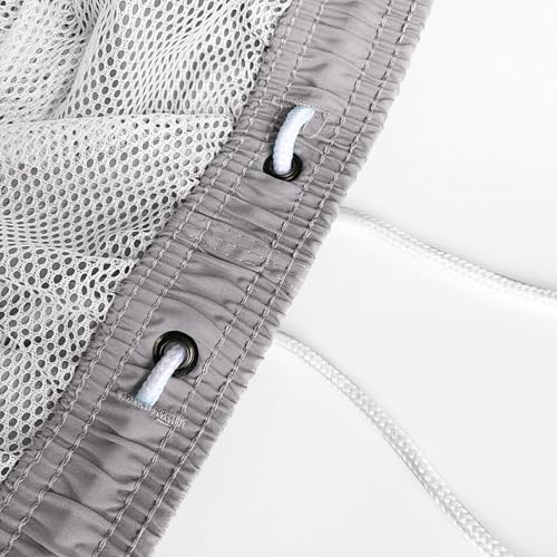 Sinzelimin Men's Swim Trunks Fashion Quick-Drying Solid Lace up Elastic Waist Beach Casual Board Shorts Knee Length Sweatpant2