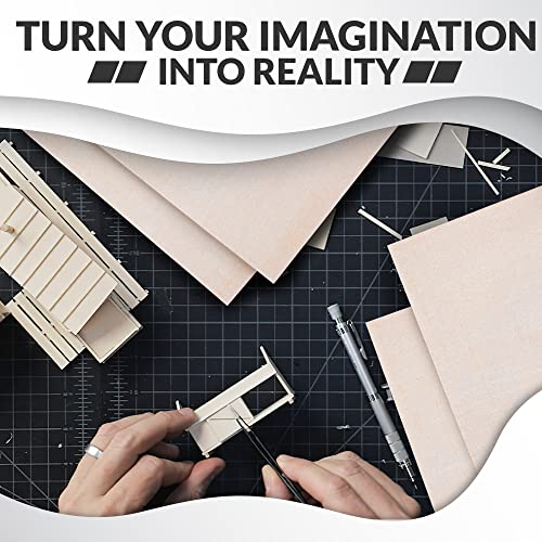 Basswood Sheets 1/8, Bass Wood Pack Of 10-12 X 12 X 1/8 Inch Plywood - Balsa Wood Sheets With Smooth Surfaces - 3Mm Basswood For Laser Cutting, Wood Burning, Architectural Models, Drawing #TOP5