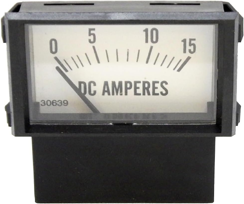 15 Amp Meter for Battery Chargers, Snap-in Mount (PR18-15)