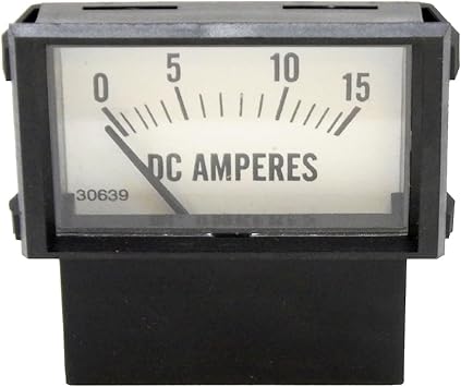 15 Amp Meter for Battery Chargers, Snap-in Mount PR18-15