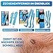 BluePet 2X Automatische Zeckenzange als Zuverlässige Zeckenpinzette Für Hunde, Katzen, Pferde & Menschen I Perfekter zeckenentferner für jedes Zeckennotfallset