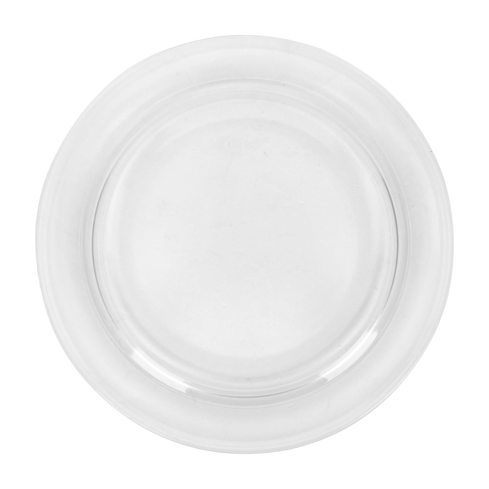 SOLUSTRE Placa de Vidrio para Microondas Resistente al Calor de 27 Cm, Repuesto para Microondas Función de Plato Giratorio y Fácil Instalación