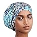 Alnorm Slouchy Striped Beanie Hat Comfortable Headwrap Cap