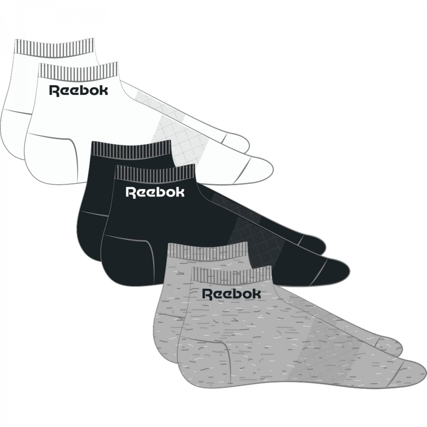 ReebokMEN ACT CORE ANKLE SOCK 3P SOCKS