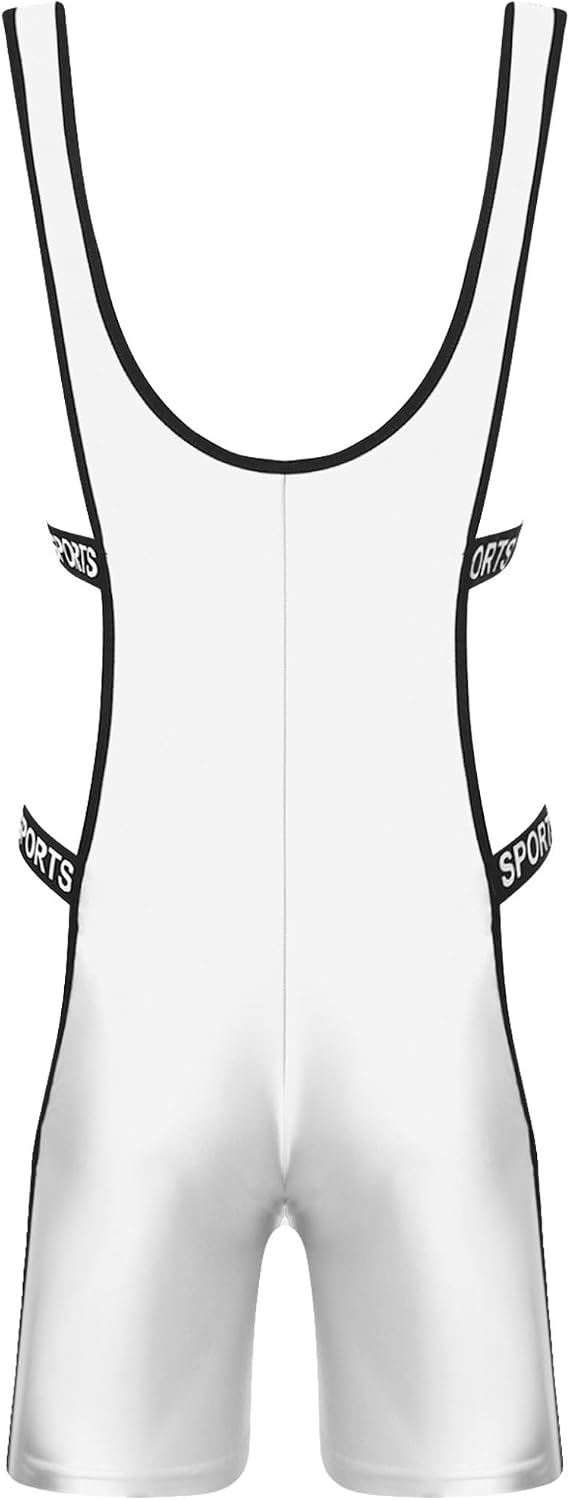 Jelory Mens One Piece Swimsuit Sleeveless Hollow Out Side Bodysuit Jumpsuit Rash Guard Bathing Suit