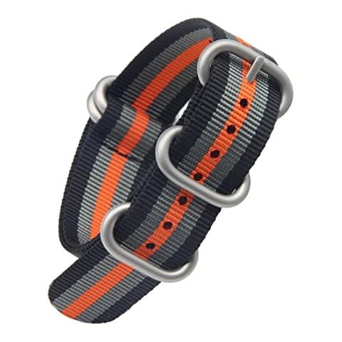AUTULET Bandas de Reloj de perlón Nylon Hombres Cover