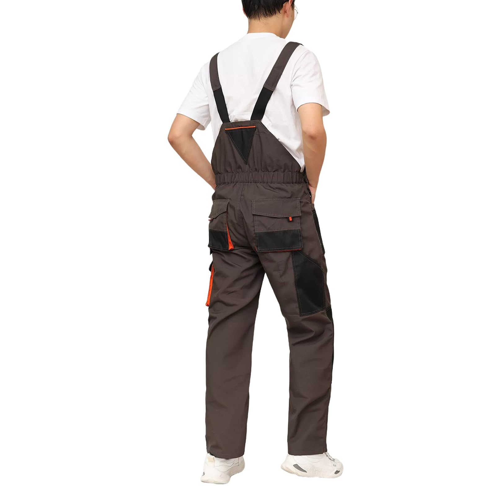 WORK IDEA Salopette de Travail pour Homme avec Poches genouillères