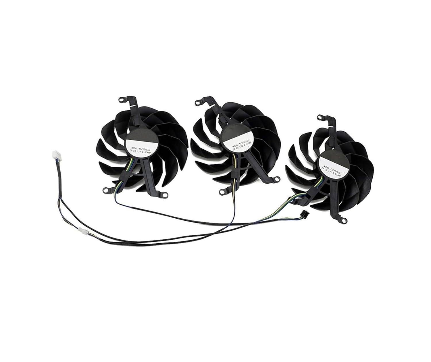 T129215SU Graphics Cards Fan RTX3080 RTX3060 RTX3070 Compatible for RTX 3060 3070 3080 3090 Ti Card Fans Cooling(B-Fan)