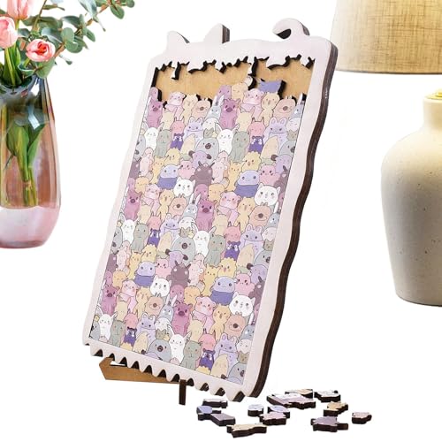 Madera de animales con acabado artístico para decoración de sala y coleccionistas