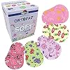 Ortopad Soft Bamboo Girls Eye Patches, 50/Box (Regular Size, 4+ yrs) Textured Accents