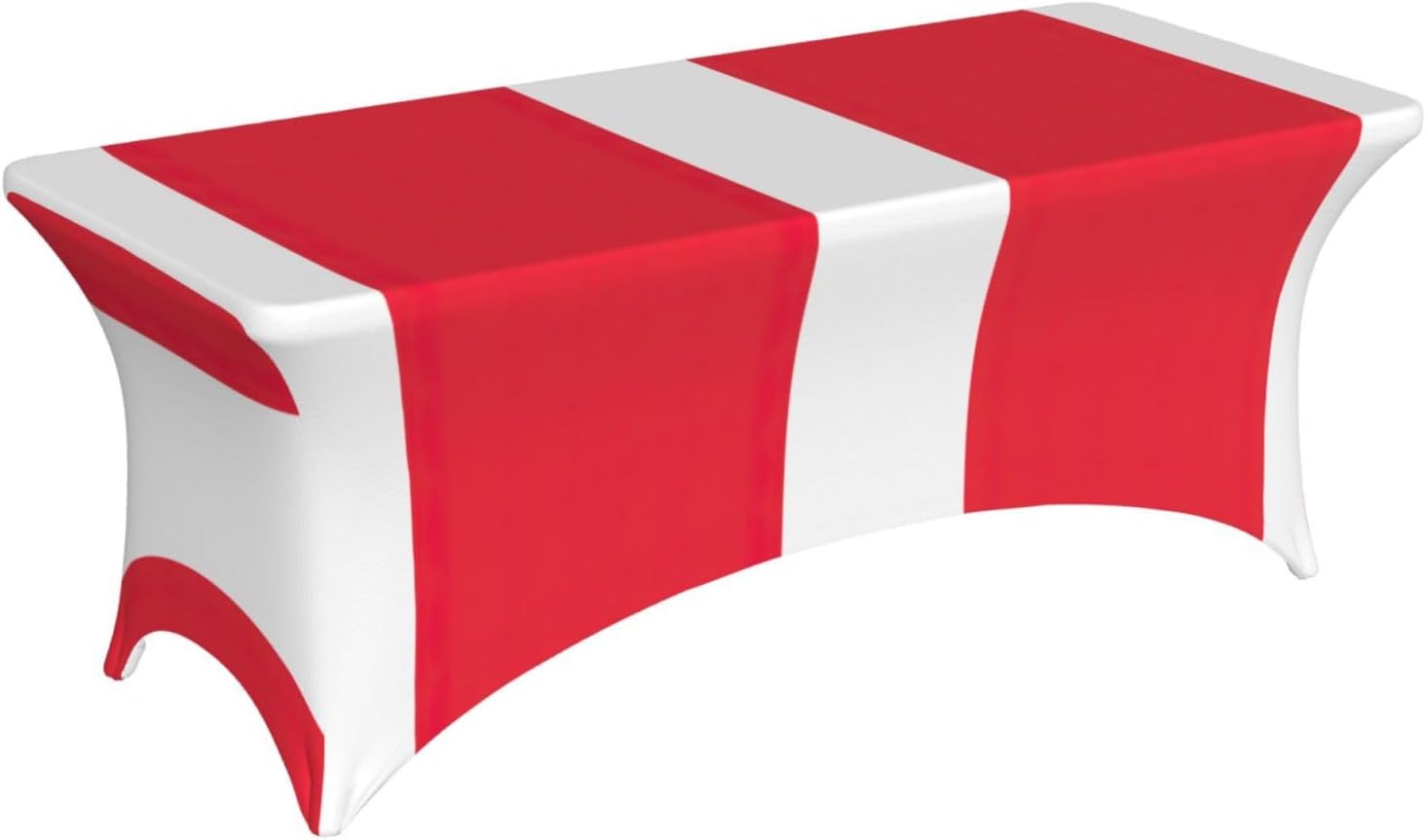 Austrian Flag Print Table Cover Rectangular Tablecloth for 6-Foot Tables for Wedding Banquets Outdoor