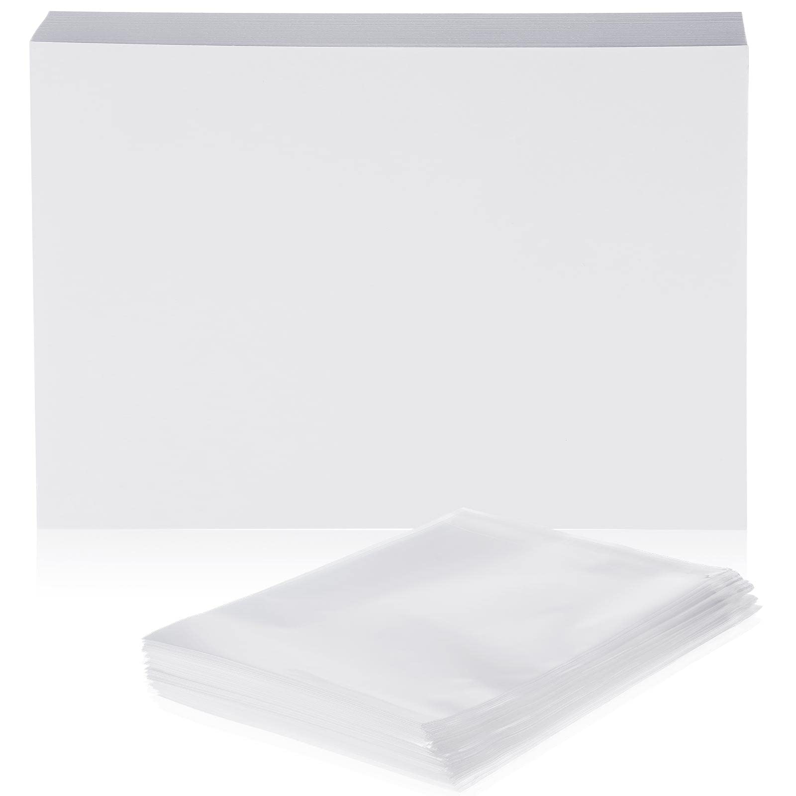 Epakh 120 Set Silver Age Comic Book Bags and Boards Pack of Comic Bags and Boards Reusable Comic Book Boards Clear Comic Book Sleeves and Boards for 7 1/8 x 10 1/2 Inches Comic Book Magazine Storage