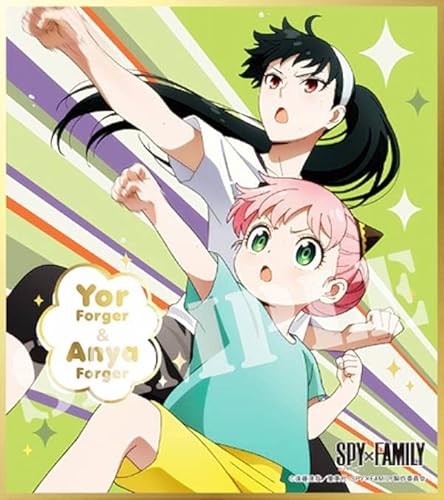 【アーニャ＆ヨル】 SPY×FAMILY ビジュアル色紙コレクション