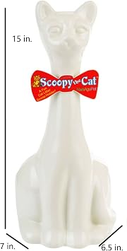 New Age Pet Scoopy Cat Litter Holder w/Scoop,White (IND003W)