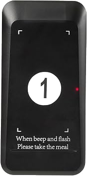 Retekess TD157S Restaurant Pager System, Buzzers for Restaurant, 2 Call Modes, Outdoor 400M, 200 mAh Battery, for Food Trucks, Bars, Hospitals 1 Pager