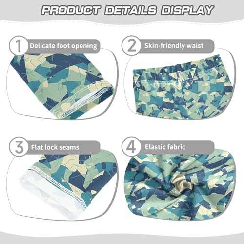 KLL Military Camouflage Pattern Safari Slate Little Girls Leggings Comfortable Full Length Leg Yoga Pants Sports3