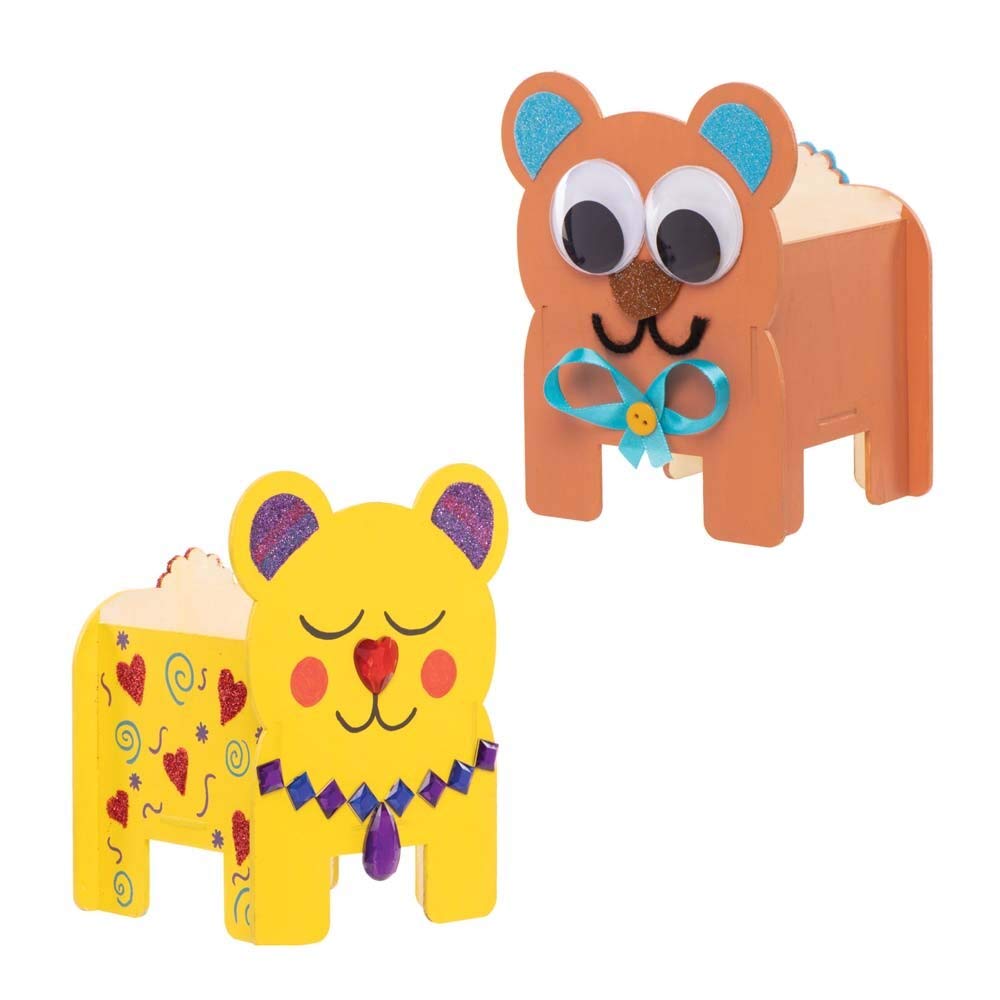 Kit Couture Enfant Baker Ross FE521 Kits D'artisanat De Grand Pot De Fleurs De Chat En Kit Canevas Enfant