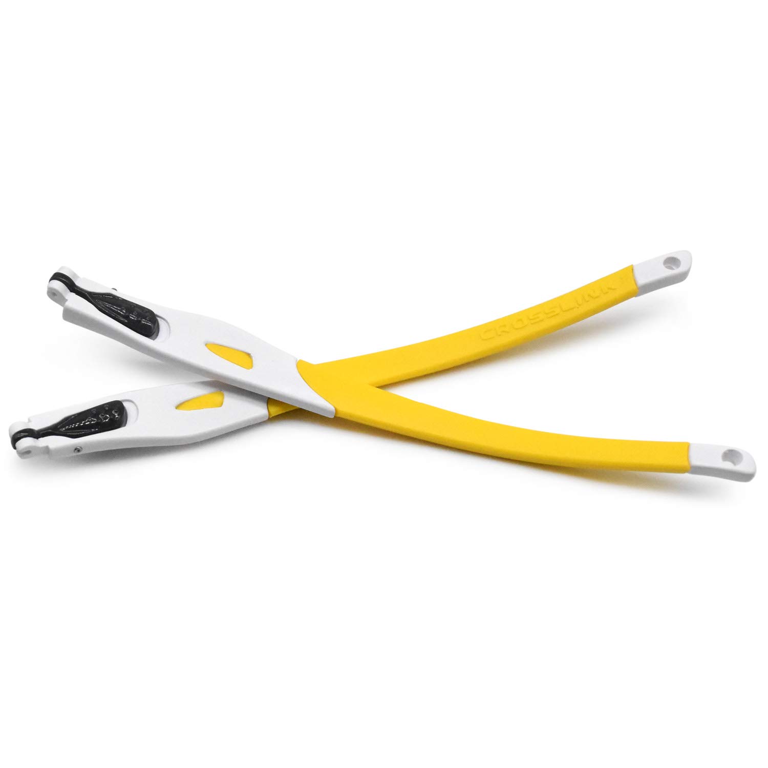 HKUCO Yellow Rubber Replacement White Frame Legs For Oakley Crosslink Frame