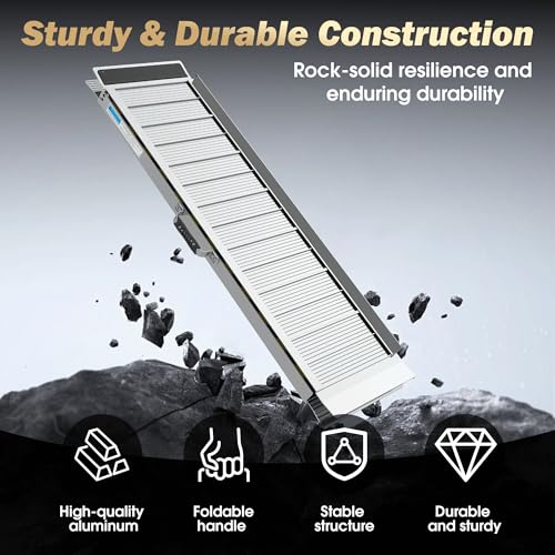 Portable Folding Mobility Ramp Aluminum