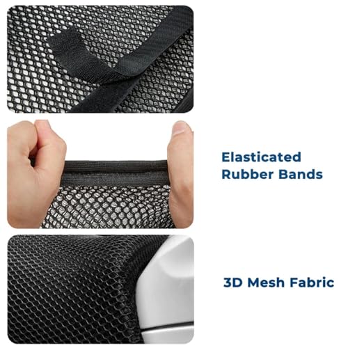 Funda asiento Piaggio MP3 300 500 transpirable térmica 3D malla 6
