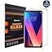 V30 Screen Protector, [3 Pack][Case Friendly] Tempered Glass, 9H Hardness, Bubble Free, Compatible with LG V30 Clear