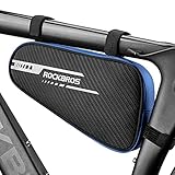 ROCKBROS バイクフレームバッグ 三角形収納バッグ バイクアクセサリーポーチ サイクリングパック MTBロード自転車用