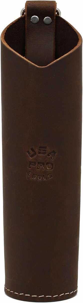 Heavy-Duty Leather Welding Electrode Holder | Fits Up to 3" Belt | Large Capacity Rod Pouch | Welding Rod Holder